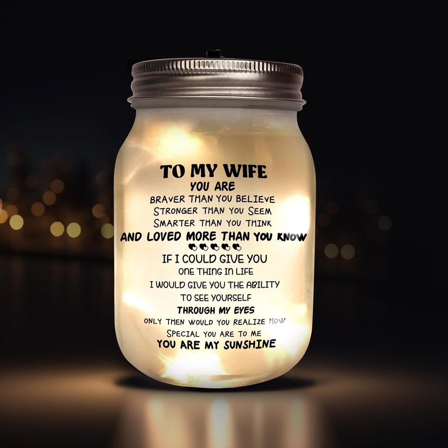 3-Piece Christmas Centerpiece Set: Mason Jar Table Decorations for Home and Coffee Tables