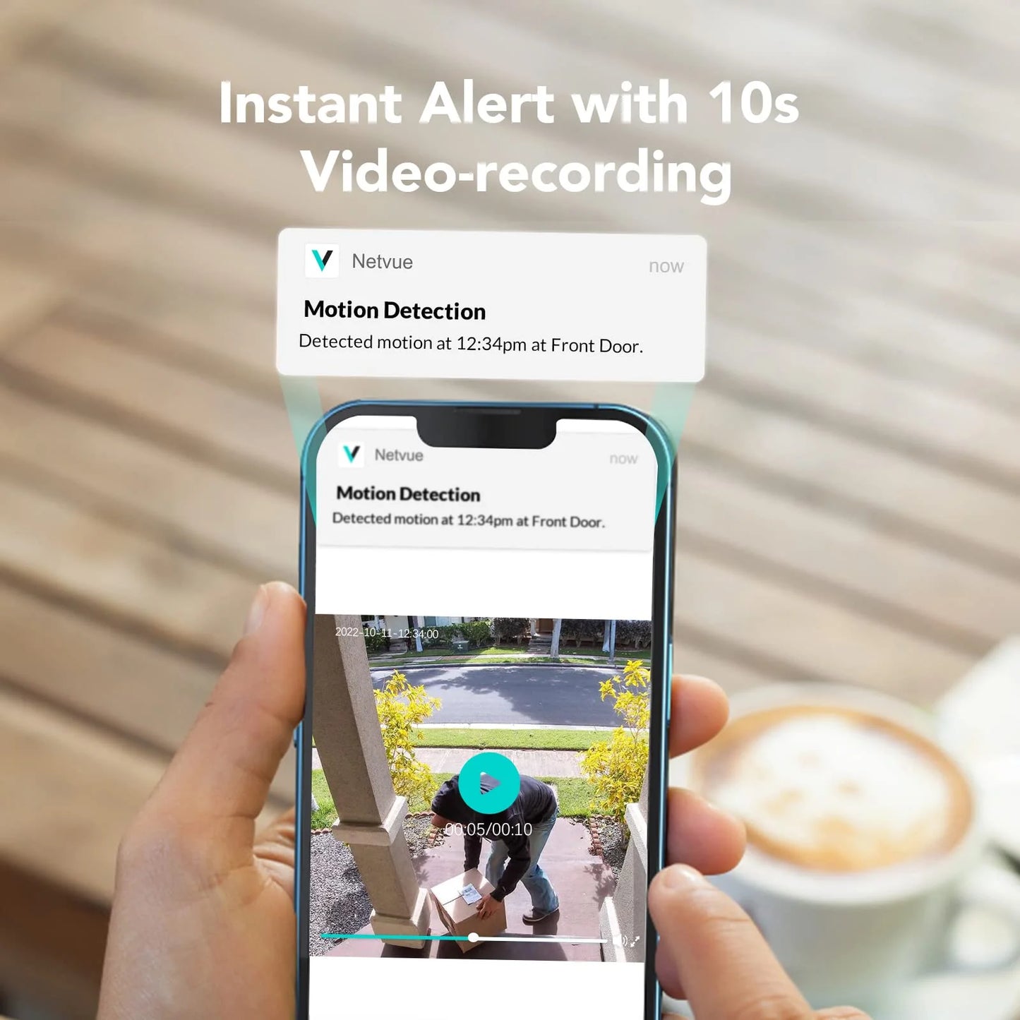 Smart Outdoor WiFi Camera with 2K & Solar Panel