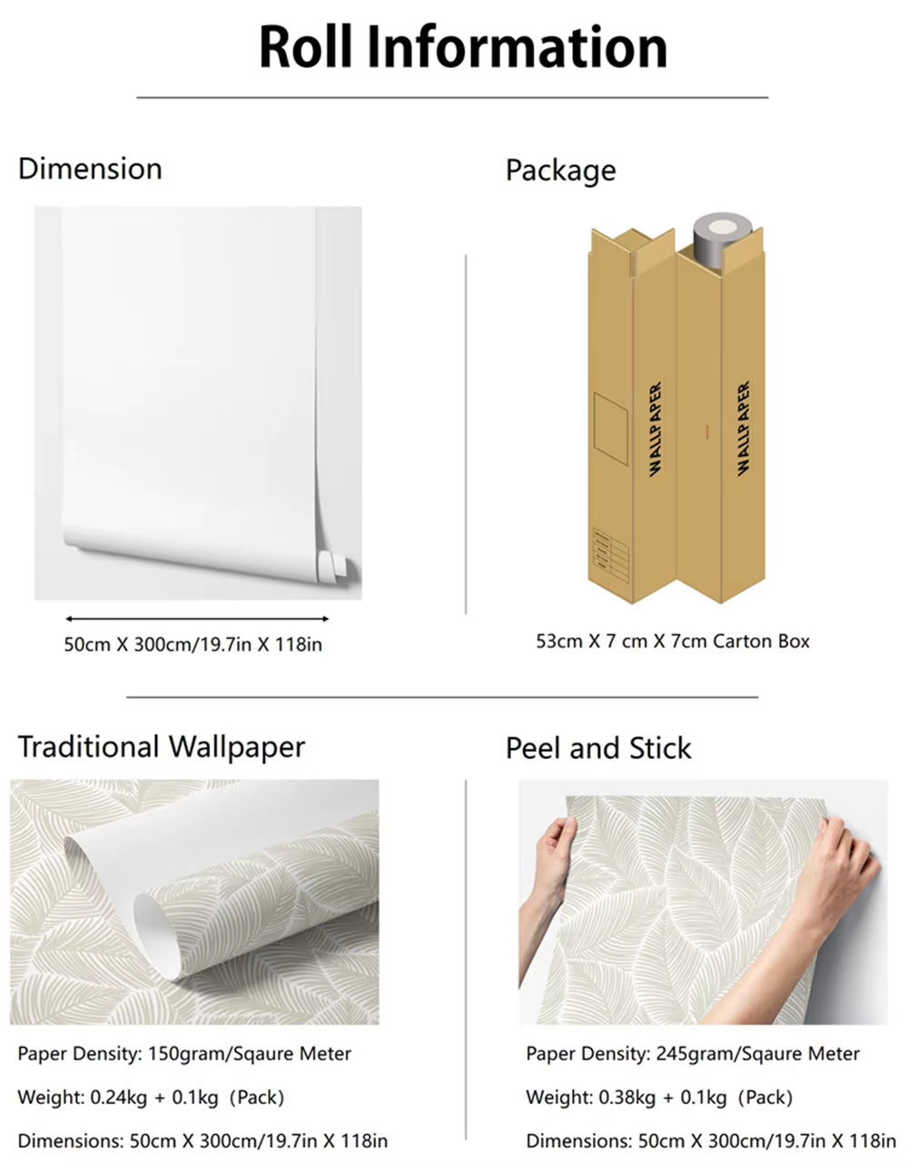 Vintage Tropical Peel & Stick Wallpaper – Flamingos & Palms