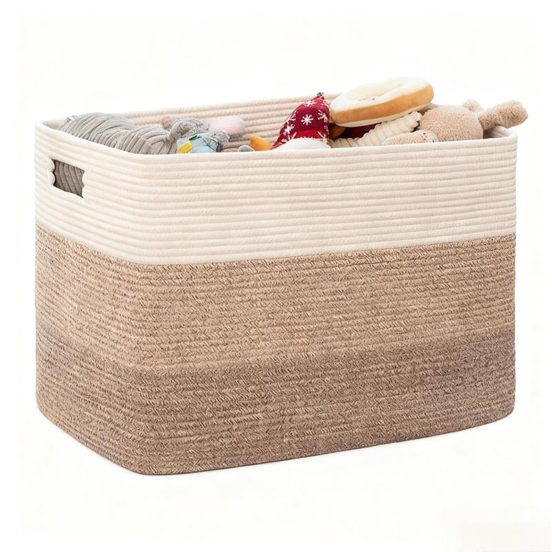 Stylish Large Cotton Rope Storage Basket