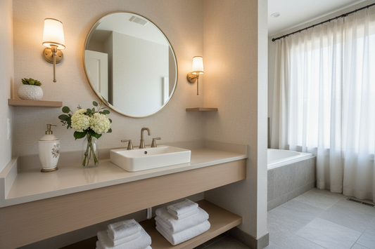 Tiny Room, Big Welcome! Custom Bathroom Touches with Heart