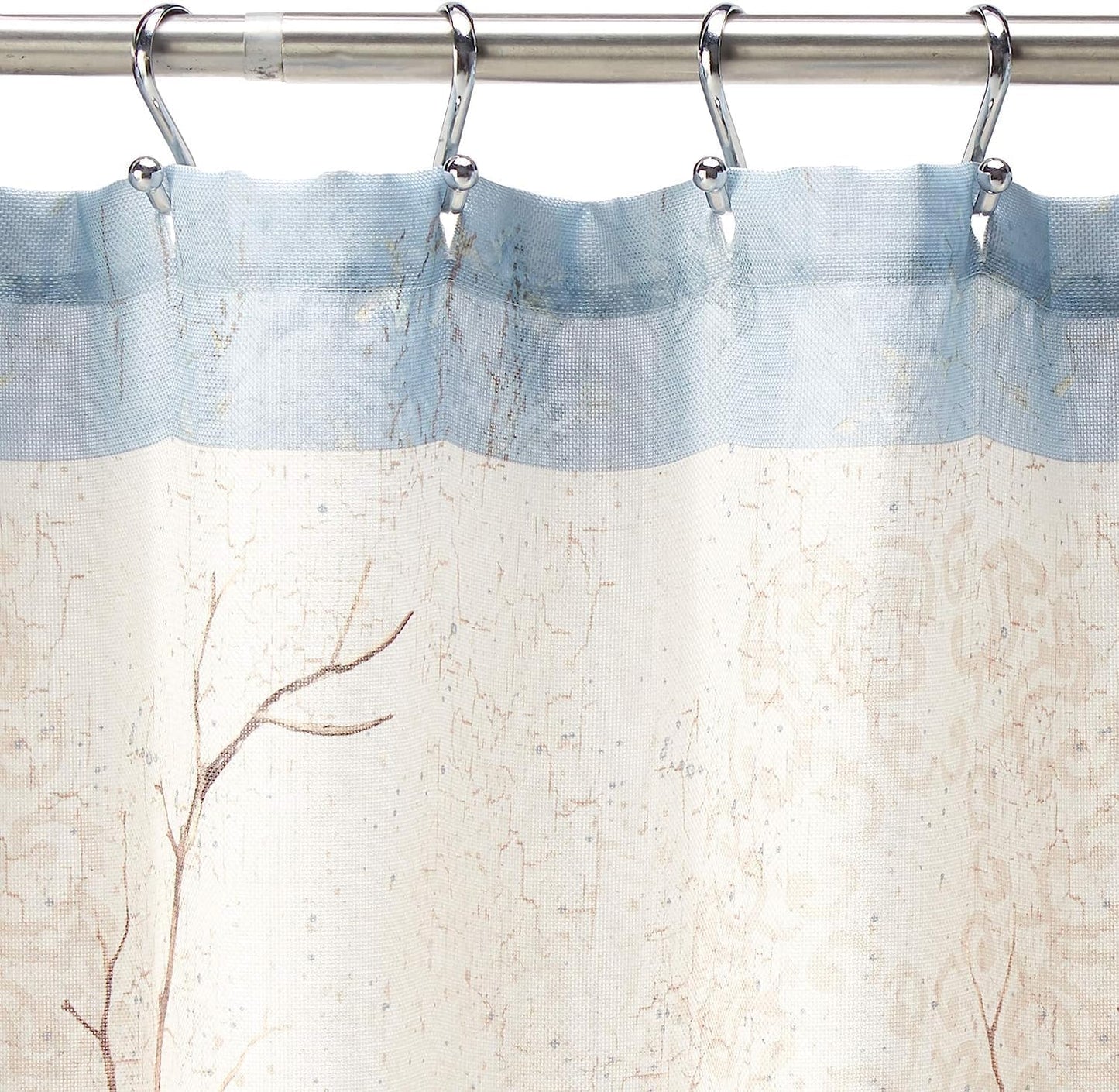 Nature-Inspired Shower Curtain – Love Nest Collection (72")