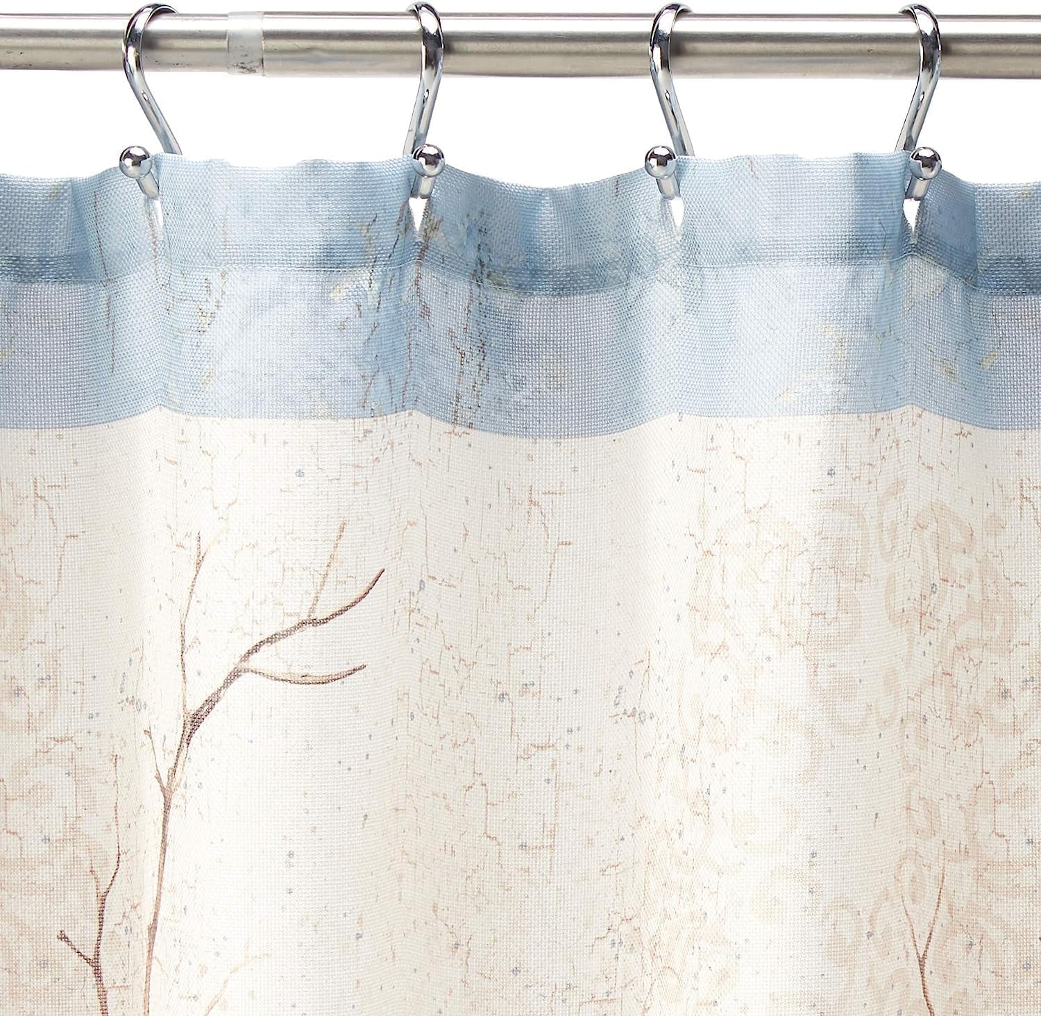 Nature-Inspired Shower Curtain – Love Nest Collection (72")