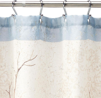 Nature-Inspired Shower Curtain – Love Nest Collection (72")