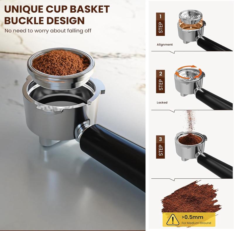 Brew Barista-Level Coffee at Home with the Kismile 20-Bar Espresso Machine