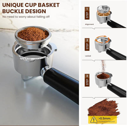 Brew Barista-Level Coffee at Home with the Kismile 20-Bar Espresso Machine