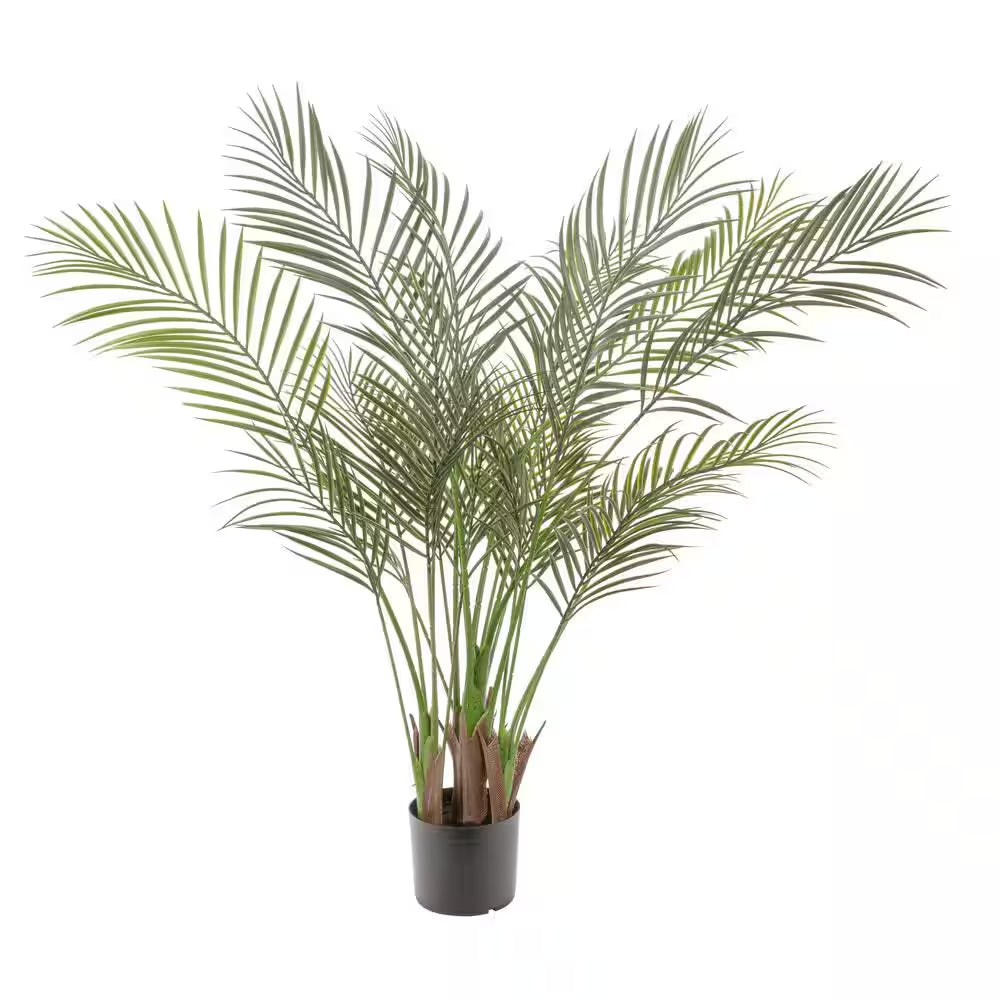 Lifelike 47" Areca Palm – Faux Plant for Home or Patio