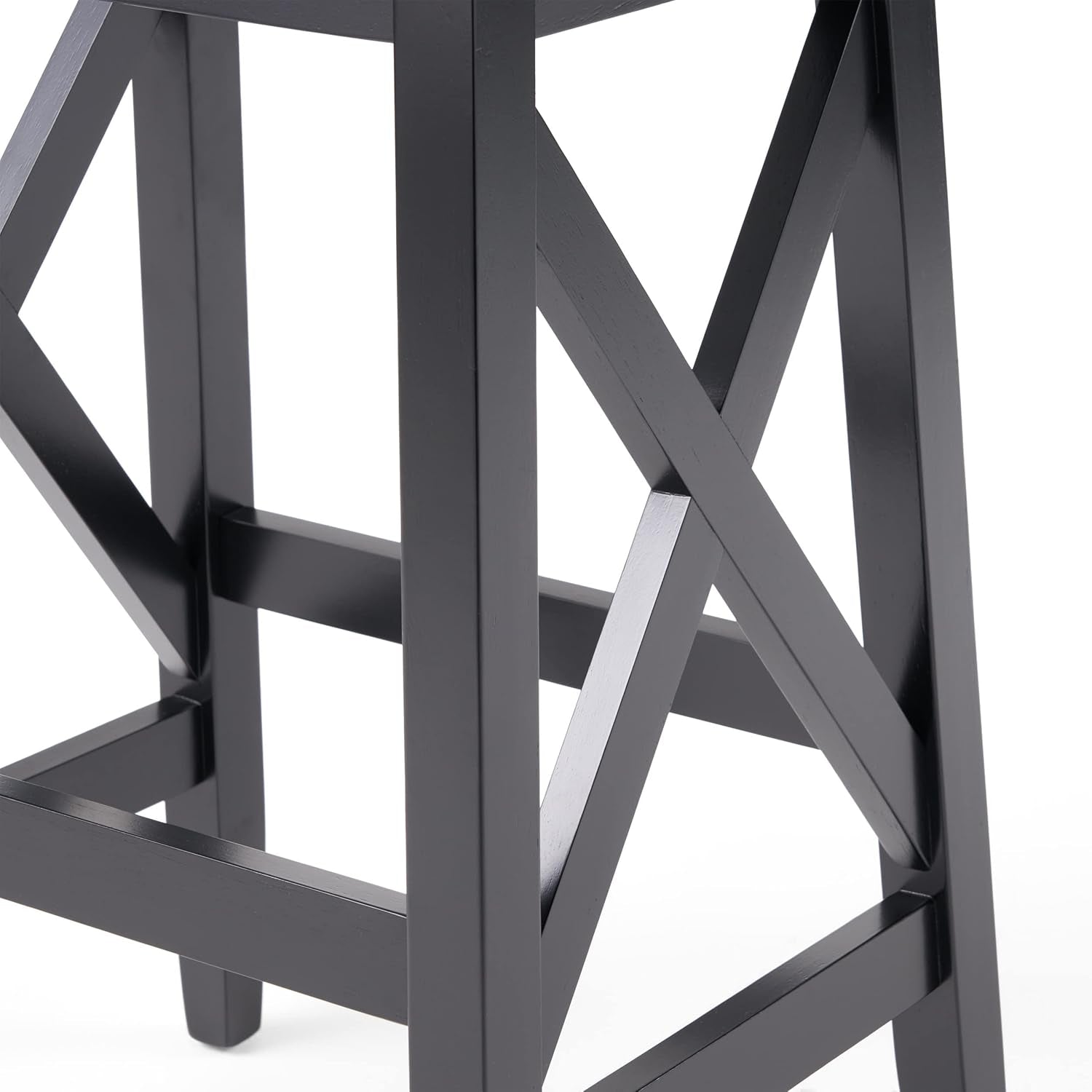 Blair Contemporary Farmhouse Upholstered Fabric Barstools - Set of 2