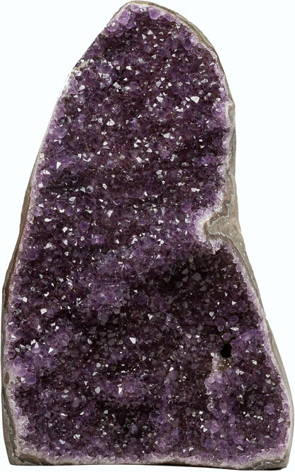 Natural Amethyst (2 Lb to 3 Lb) - 4" to 7" Height - Crystal Clusters Stone from Uruguay Raw Geode Quartz - Deep Purple Color