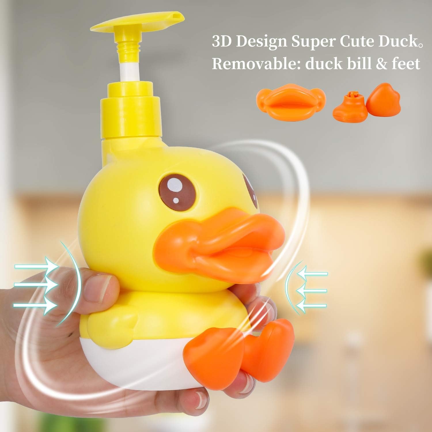 Cute Duck Soap Dispenser – Fun Bathroom & Kitchen Accessory for Kids