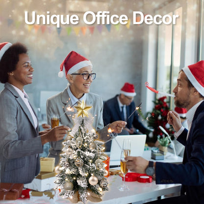 Mini 2Ft Tabletop Christmas Tree Decoration with Light 