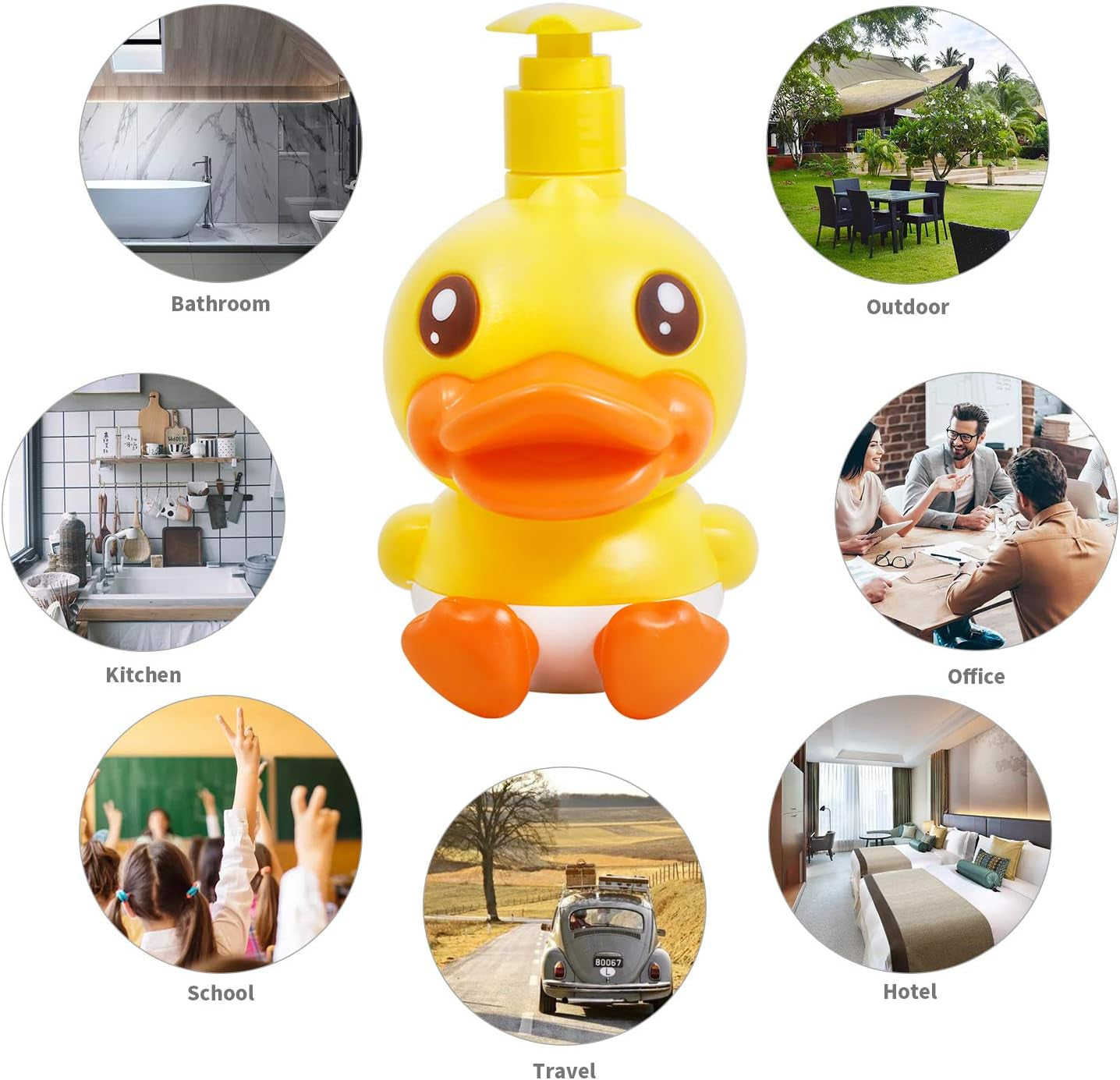 Cute Duck Soap Dispenser – Fun Bathroom & Kitchen Accessory for Kids