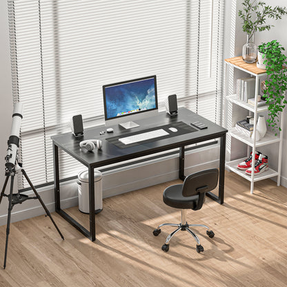 47" Computer Writing Desk Modern Study Office PC Laptop Desk Corner Table Black