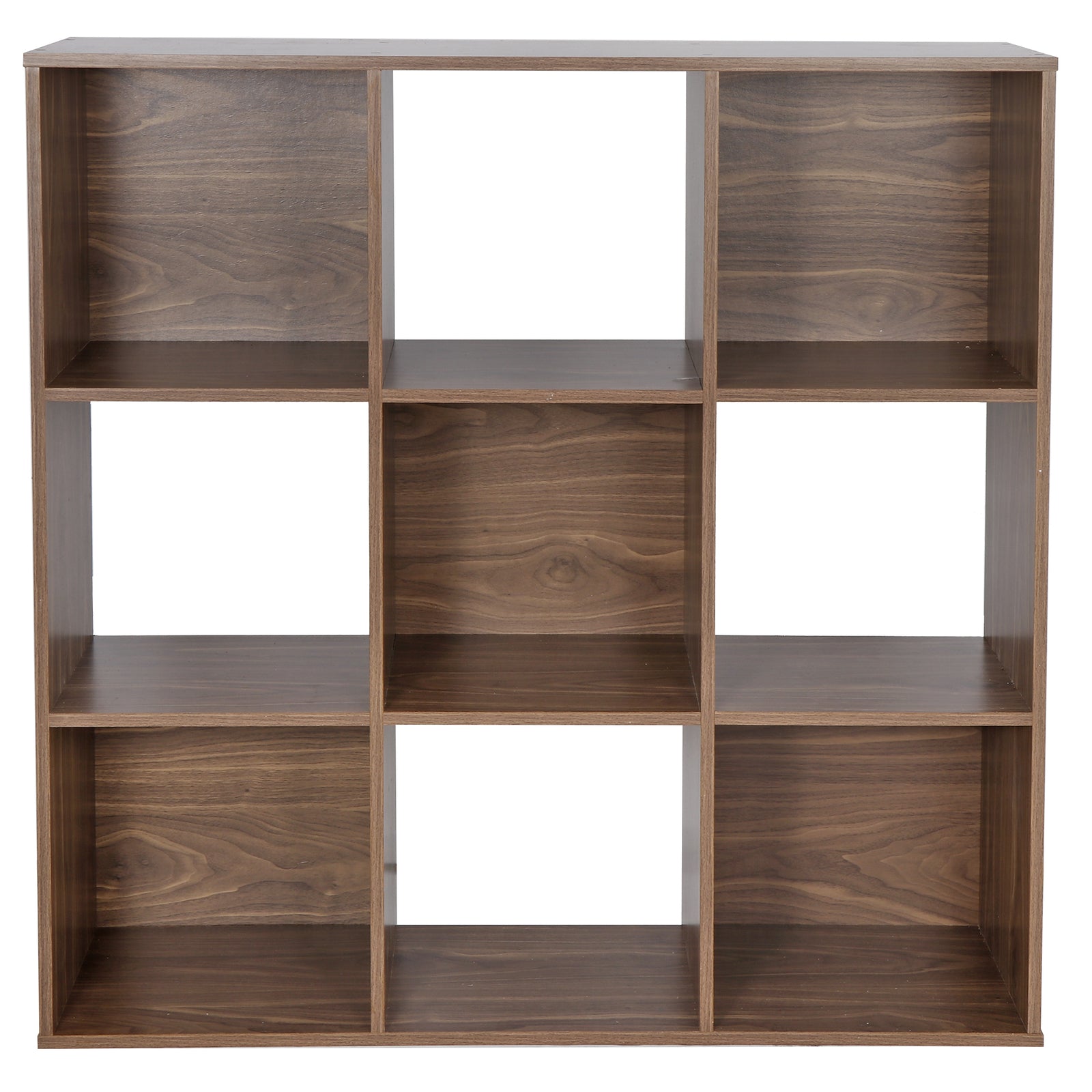 9-Cube Space-Saving Indoor Closet Organizer and Bookshelf System