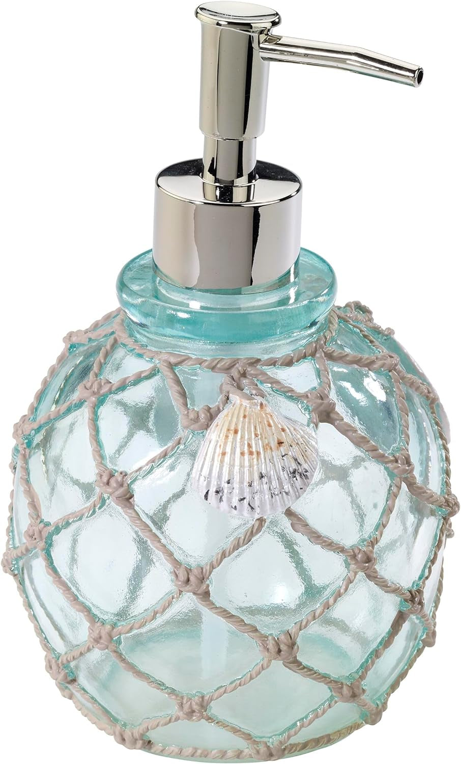 Coastal Resin Tissue Cover – Seaglass Collection Accent