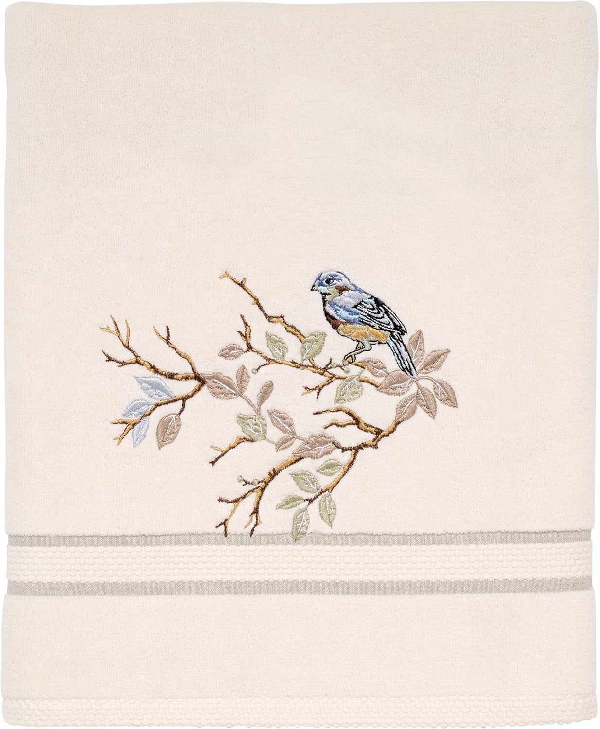 Nature-Inspired Shower Curtain – Love Nest Collection (72")