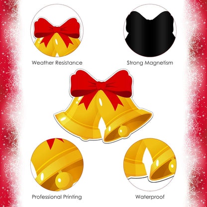 12-Piece Holiday Refrigerator Magnet Set  for Kitchen, Home, Office, and Locker Decor