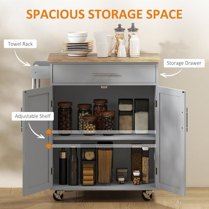   Multi-Purpose Rolling Kitchen Cart