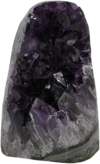 Natural Amethyst (2 Lb to 3 Lb) - 4" to 7" Height - Crystal Clusters Stone from Uruguay Raw Geode Quartz - Deep Purple Color