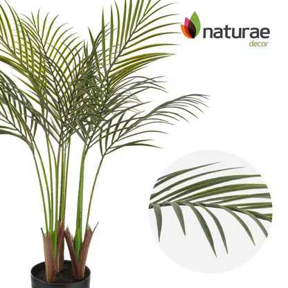 Lifelike 47" Areca Palm – Faux Plant for Home or Patio
