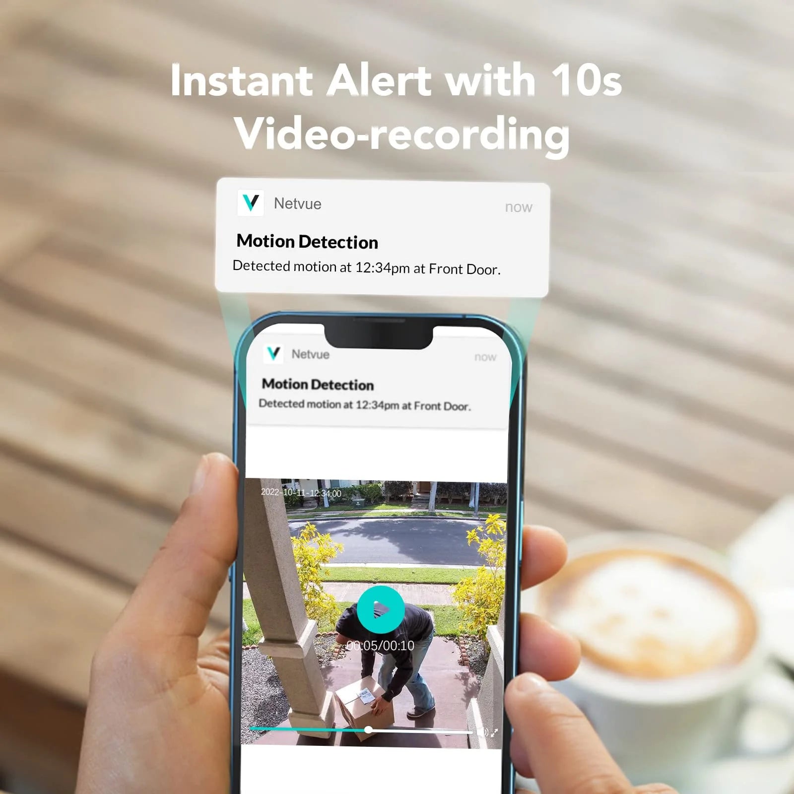 Smart Outdoor WiFi Camera with 2K & Solar Panel