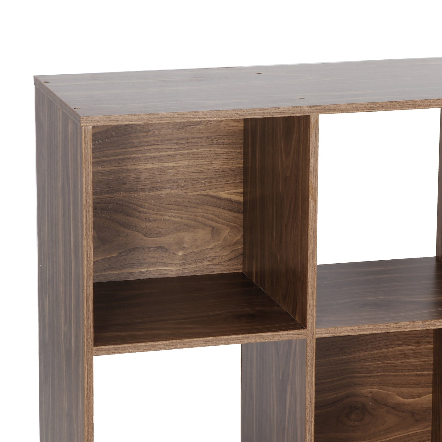 9-Cube Space-Saving Indoor Closet Organizer and Bookshelf System