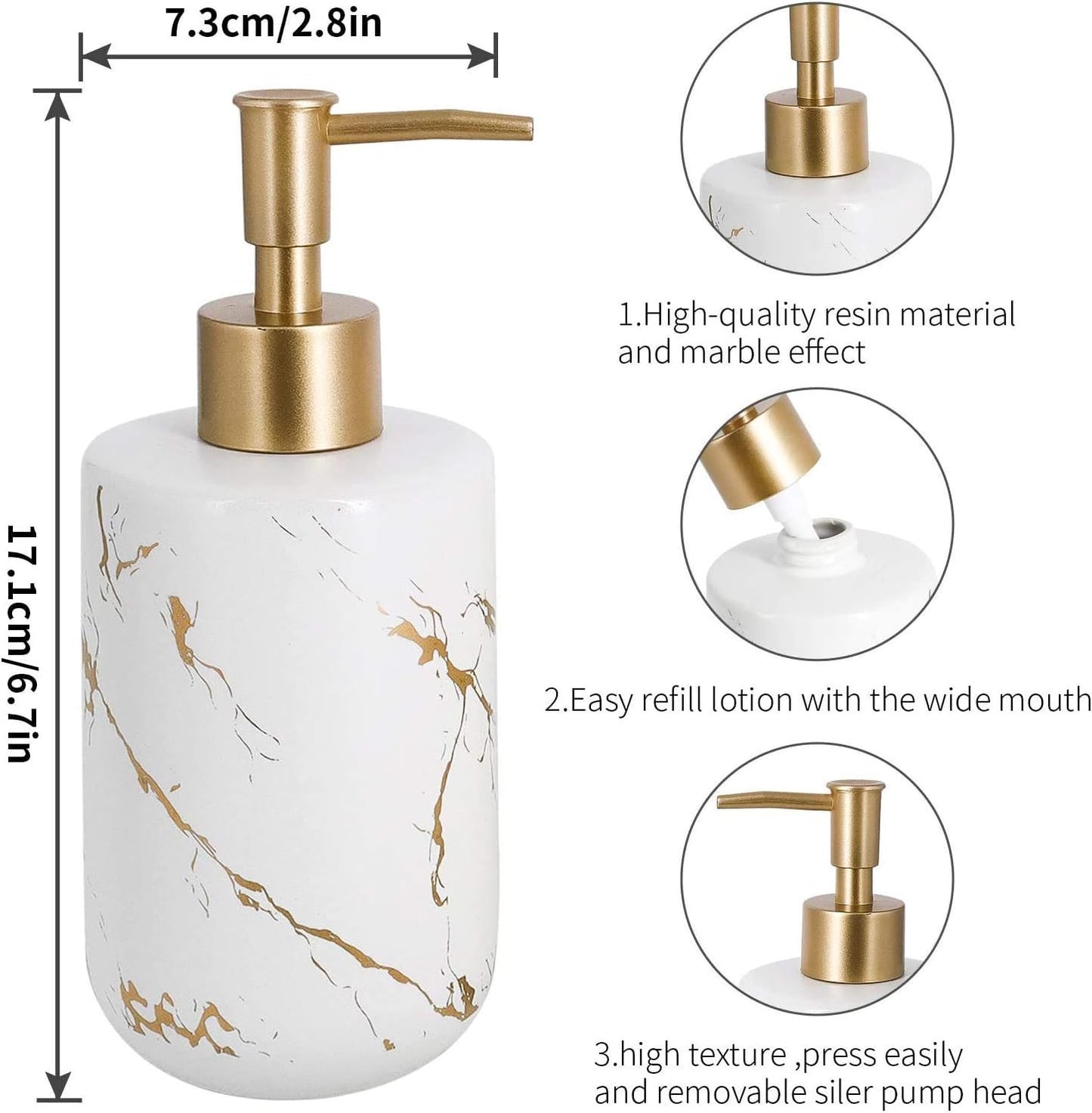 4-Piece Cream Bathroom Set – Ceramic Dispenser, Tumblers & Soap Dish