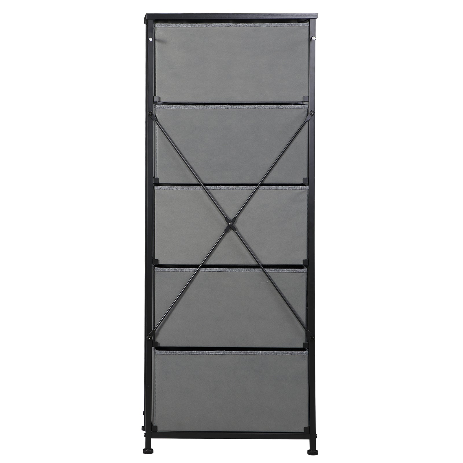 Elegant Tall 5-Drawer Dresser for Bedroom Storage and Organization