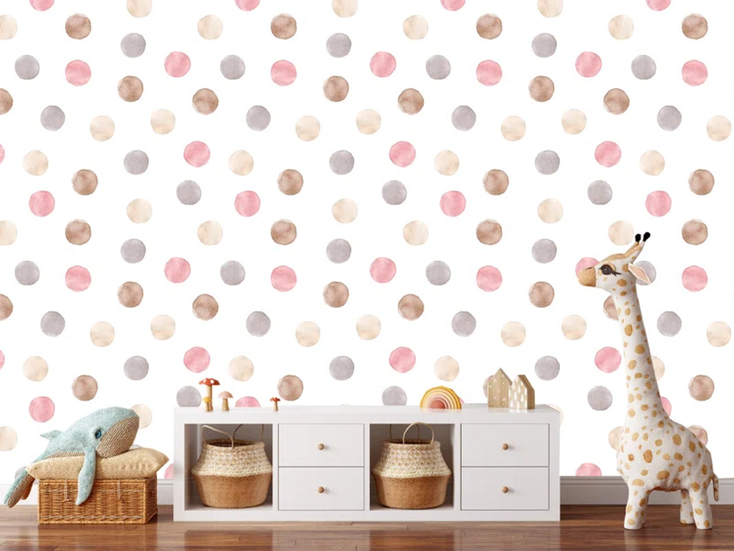 Peel & Stick Polka Dots Roll