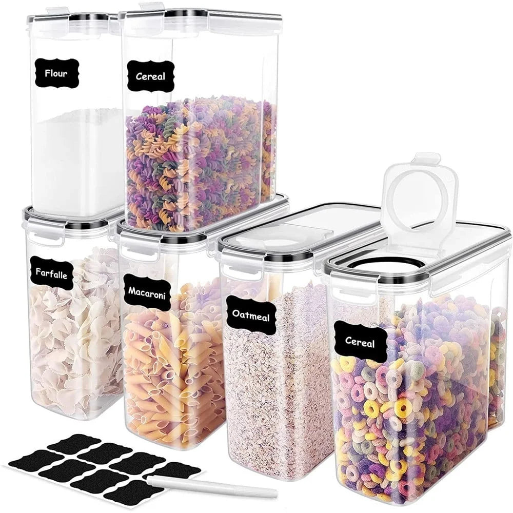42 Pcs Airtight Food Storage Containers Set with Lids, for Kitchen & Pantry BPA Free Clear
