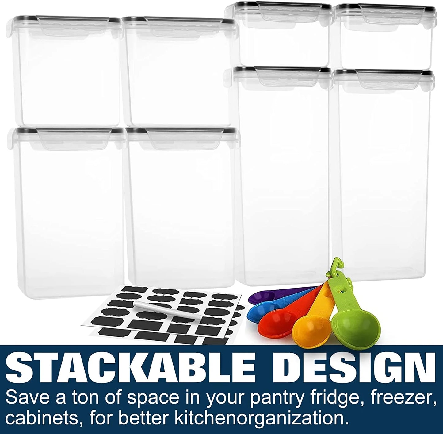 36-Piece Airtight Food Storage Containers – BPA-Free Kitchen & Pantry Set