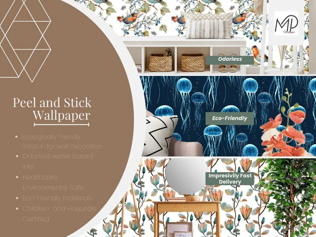 Peel & Stick Geometric Roll