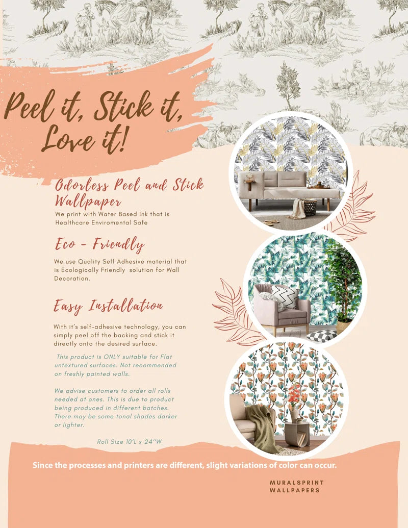 Peel & Stick Geometric Roll