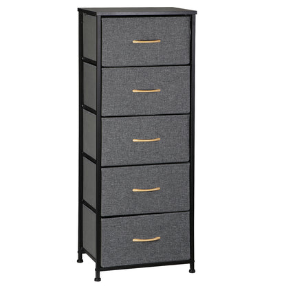 Elegant Tall 5-Drawer Dresser for Bedroom Storage and Organization