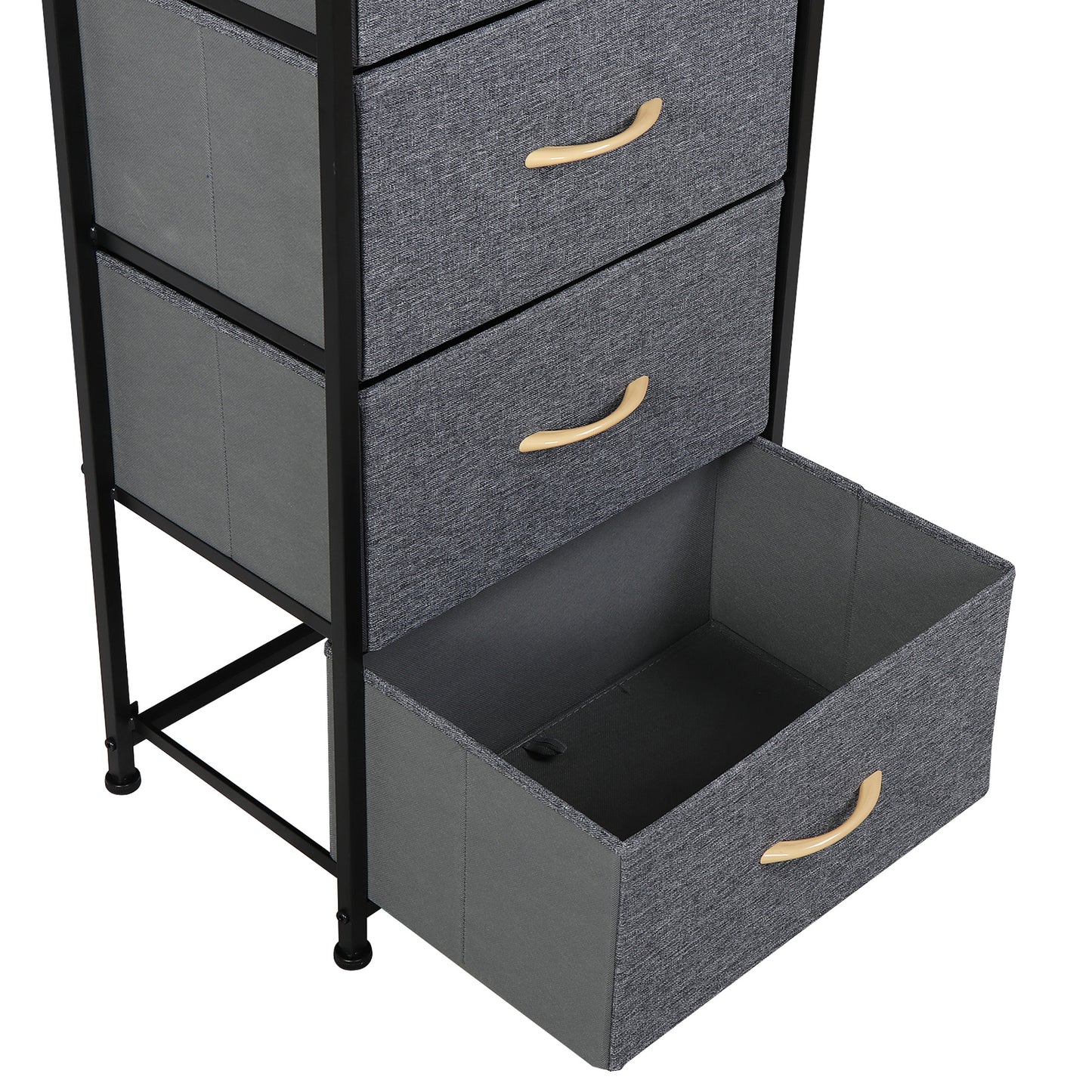 Elegant Tall 5-Drawer Dresser for Bedroom Storage and Organization