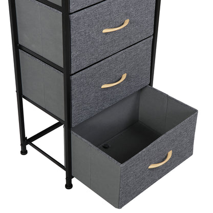 Elegant Tall 5-Drawer Dresser for Bedroom Storage and Organization