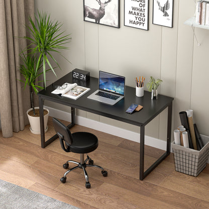 47" Computer Writing Desk Modern Study Office PC Laptop Desk Corner Table Black