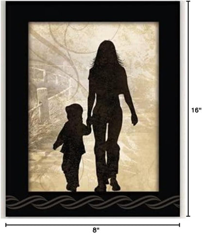 Heartfelt Prayer for Mother - Elegant Wooden Wall Plaque | 8"x16" Inspirational Christian Decor | Handcrafted in the USA | Ideal Gift for Mother's Day and Special Occasions