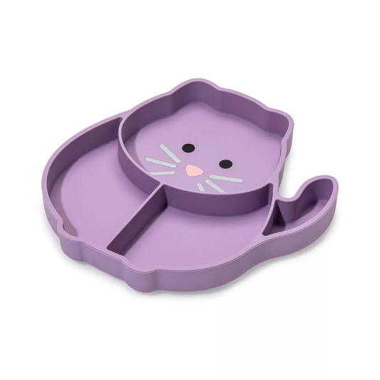 Melii Cat-Themed Silicone Suction Plate