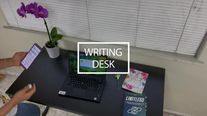 47" Computer Writing Desk Modern Study Office PC Laptop Desk Corner Table Black