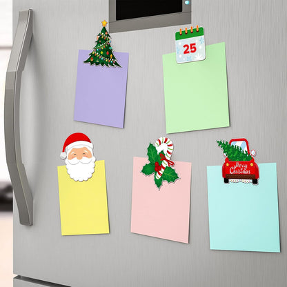 12-Piece Holiday Refrigerator Magnet Set  for Kitchen, Home, Office, and Locker Decor