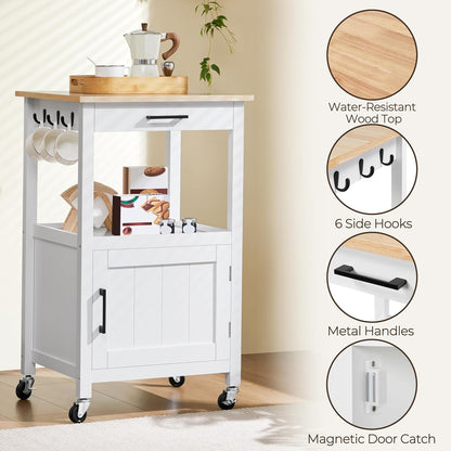   Compact Kitchen Island with Storage