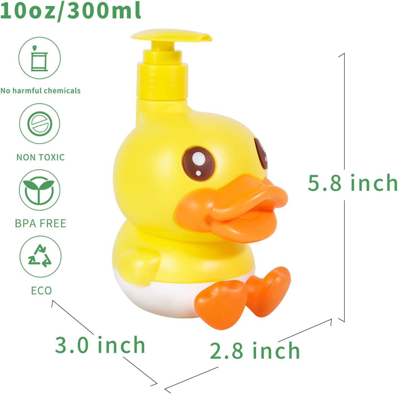 Cute Duck Soap Dispenser – Fun Bathroom & Kitchen Accessory for Kids