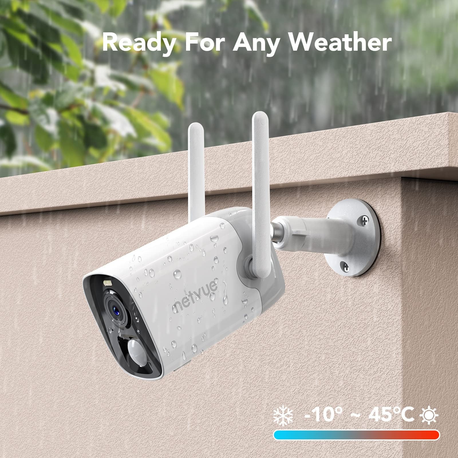 Smart Outdoor WiFi Camera with 2K & Solar Panel