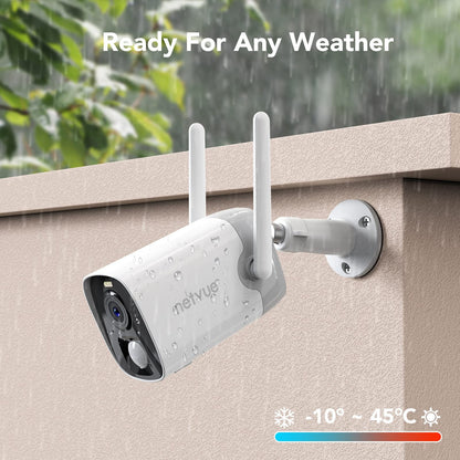 Smart Outdoor WiFi Camera with 2K & Solar Panel