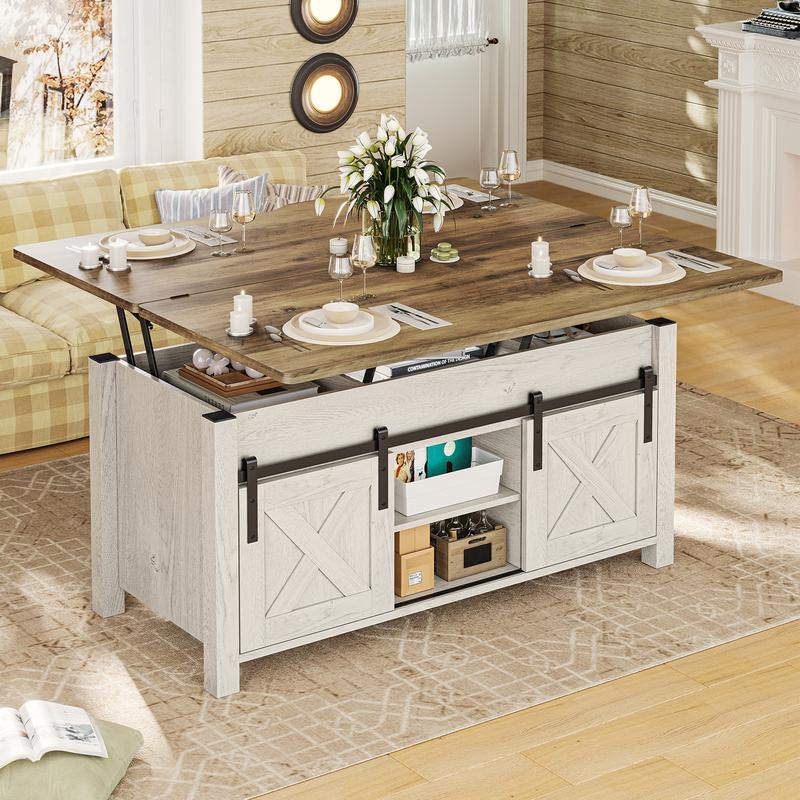  4-in-1 Lift Top Coffee Table 