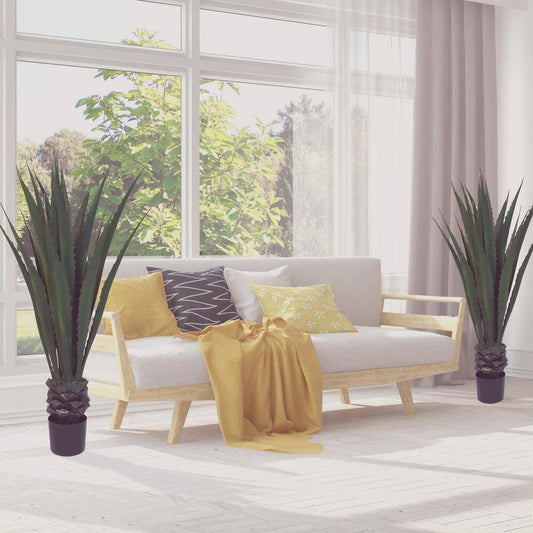 Giant 52" Faux Agave Floor Plant for Home or Office
