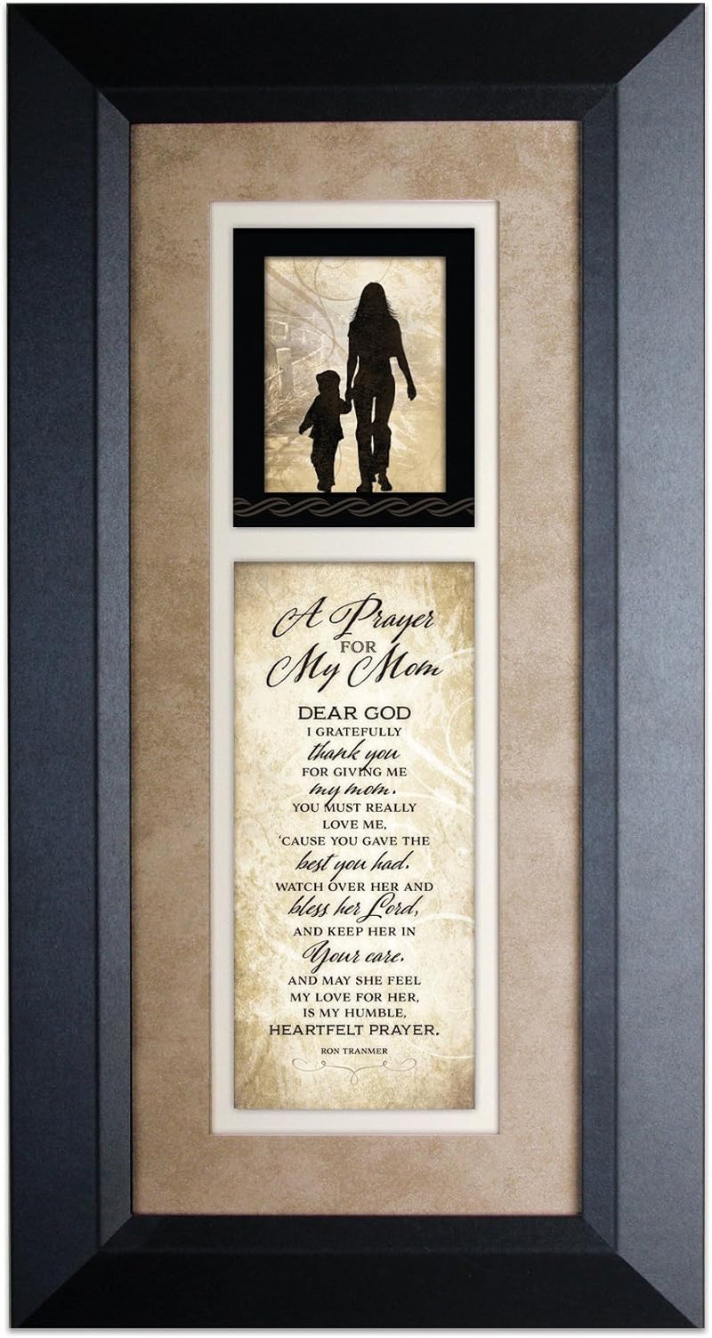 Heartfelt Prayer for Mother - Elegant Wooden Wall Plaque | 8"x16" Inspirational Christian Decor | Handcrafted in the USA | Ideal Gift for Mother's Day and Special Occasions