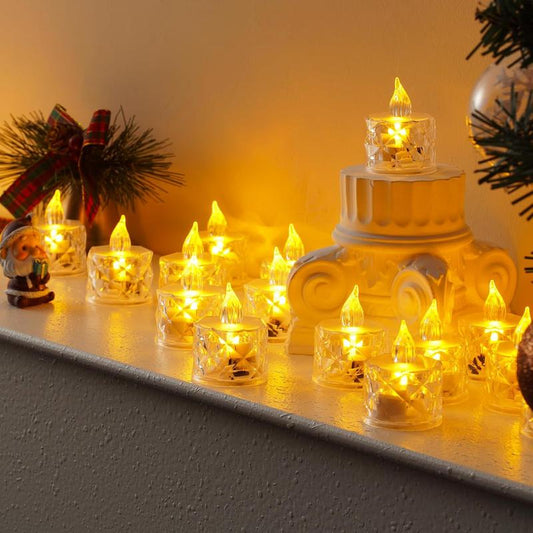 Flameless LED Tea Lights: Ideal for Romantic Evenings
