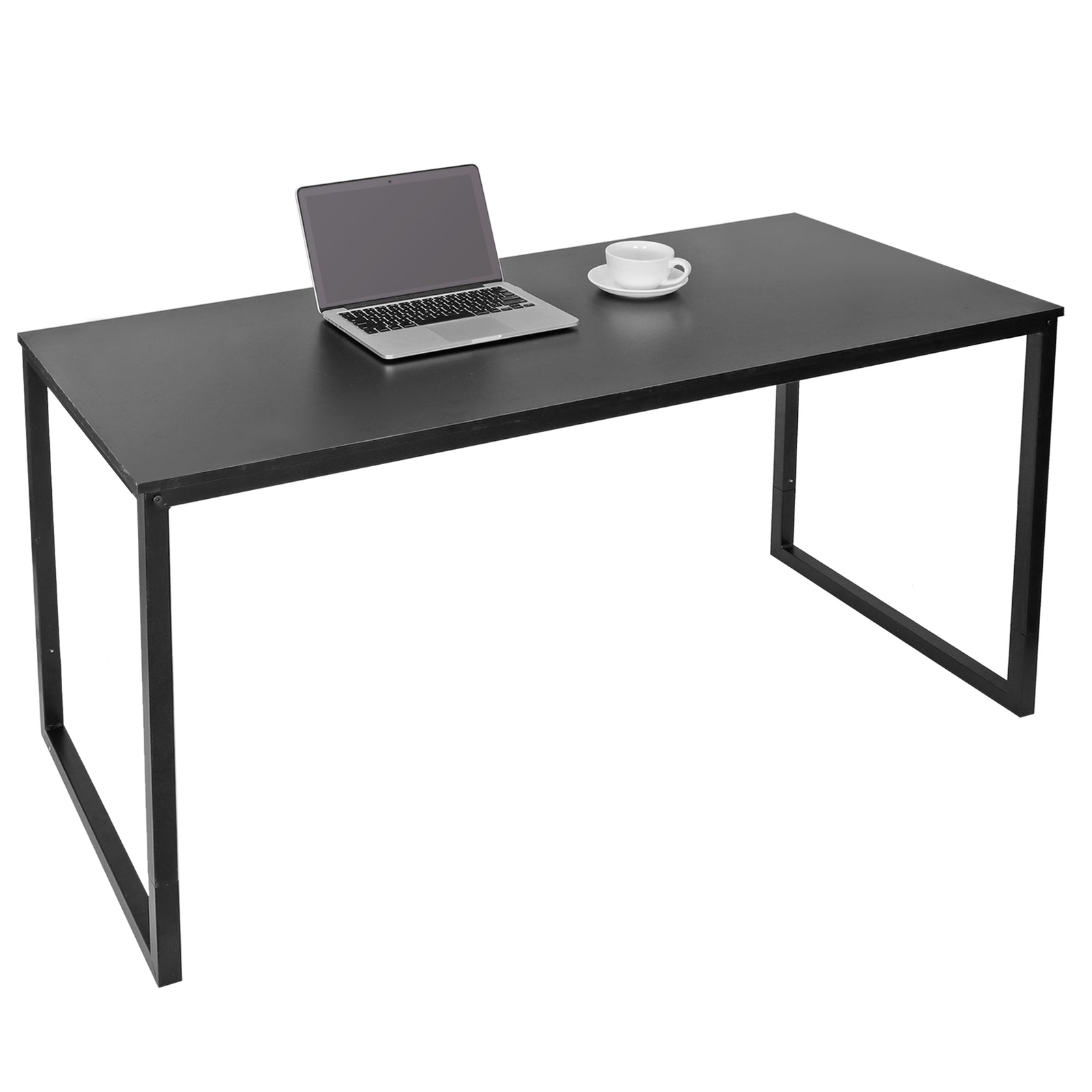 47" Computer Writing Desk Modern Study Office PC Laptop Desk Corner Table Black